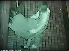 At Night Time Outdoor Public Sex