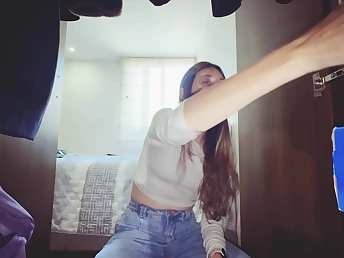 Maria can't thumb one's nose at her stepbrother's desires and begs for a fast have sexual intercourse