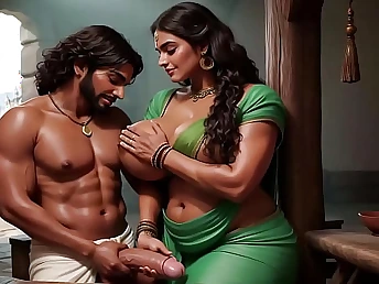 Watch this Indian Desi Aunty acquire wild involving her massive Indian curves - Ai Generated