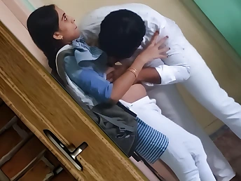 Desi Bhabhi Devar gets her taut labia penetrated and her donk packed with molten cum