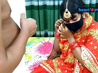 Desi wife gets her giant milk cans and taut vag ravished in the mansion