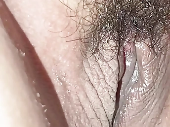 Witness this Japanese wifey squeal in elation while getting her cock-squeezing beaver pummeled rock-hard