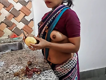 See Indian Aunty Ko's Kitchen Sexcapades: Harsh Cheating Wifey, Step-Sista, and Bro-Sista Activity!