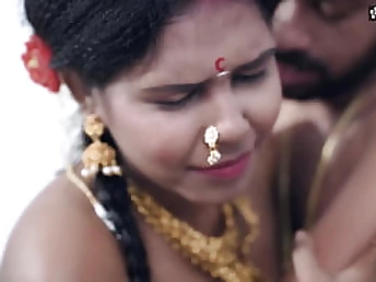 Antim & Shna 020's first-ever time wedding night: Super-fucking-hot bootylicious chinese maid gets humped rock-hard by devar's rock hard prick