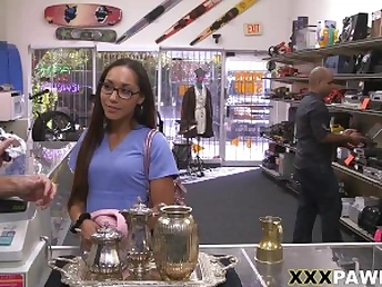 Joanna James goes to work for a threeway and smashes a Brazilian Essential Employee Sean Lawless