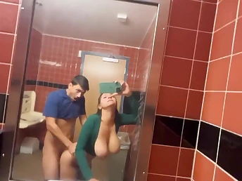 Watch Hailey Rose get her tight pussy screwed in public & take a creampie in her pussy