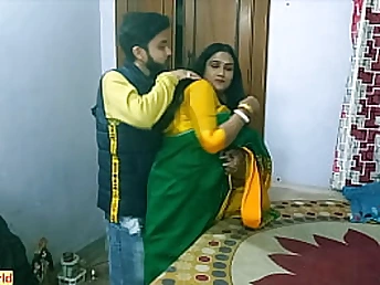 Desi MILF Tdipayan & Indian friend Krishna meet up for steamy Indian sextape with humungous boobs and hot orgasms