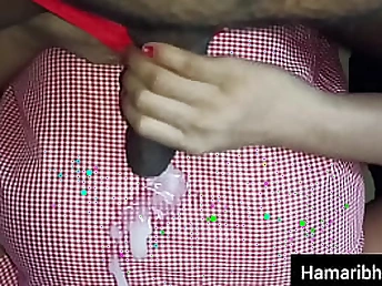 Devi, Abhi's Indian Desi College Intercourse Vid: Aishwarya Bhabhi persuades her tutor to give her a rigid H