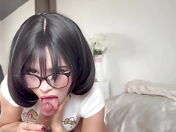 Keep in view how this Brazilian MILF gets her tight pussy destroyed by my fat pecker in BASHFUL Anime Doll