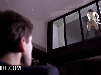 Luxure: Spouse likes to watch her wifey having fuckfest with another stud on 18TubeHD