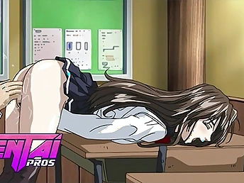 Stepbro & Anime College doll have a super-hot anime porn wish - Schoolgirl caresses her massive carve on classmate's toes