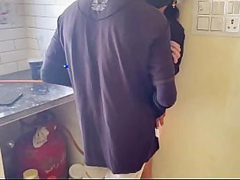 Wait for Asrita, a young Indian bhabhi, get her creamy pussy pounded by her spouse in the kitchen