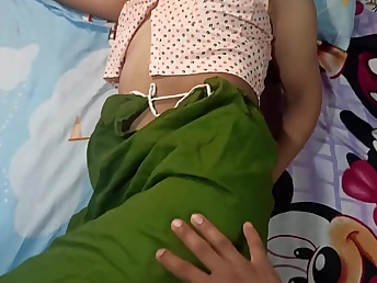 Indian Lush Bhabhi Monika & Tanu get insatiable with their spouse's collaborate in Desi Bhabhi Rear End Haughtiness Hookup