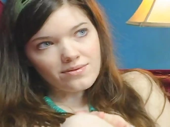 Curious teenager rides thick hard trouser snake