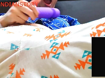 See Indian Movie call her ultra-kinky acquaintance while getting off with her playthings