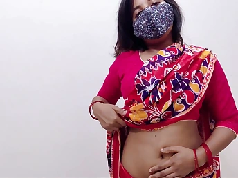 Watch Saree Village Boudi get withdraw overhead real finger-tickling in a homemade membrane