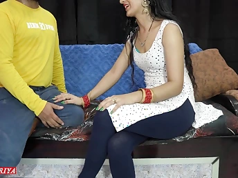 Your Priya trains her stepbrother how to satiate his wife on the first-ever night of Indian orgy!