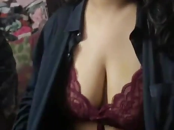 Watch Indian babe hither Herculean breasts prevalent on a saber in a raw, done scene
