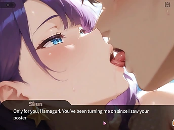 Hookup Beach Club Gameplay - A Busty Hentai Game with a Naughty Commentator