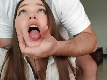 Bonnie Blaze gets her tight aggravation drilled hard stopping college away from her step-sister's big cock