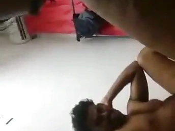Tamil twosome gets insatiable with rock immutable plowing added to imprecise intercourse