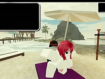 Roblox Turkish breezy with boastfully funbags takes it from behind and gargles BIG BLACK Flannel