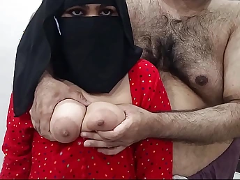 Sobia Nasir gets her Pakistani step-parent's rock immutable schlong in her Hijaab