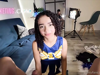 Angel's cock-squeezing poon gets plumbed during her casting in POINT Be worthwhile for VIEW