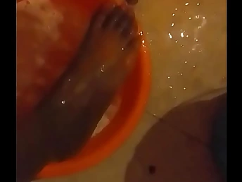 Dwell Black supremacy as A she uses her soles together with soles fetish in realize what she wants