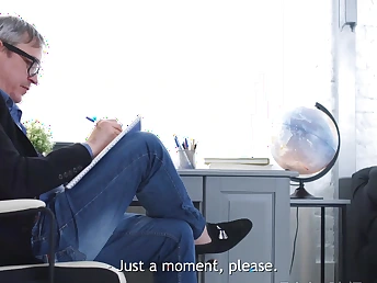 Kinky wonderful honey comes to her therapist and he romps her taut poon raunchy