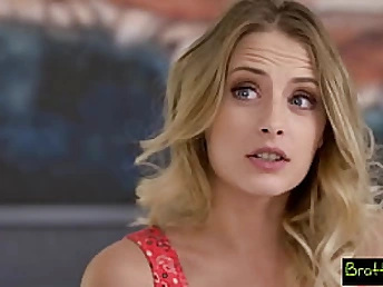 Crazy Stepsister Kyler Quinn Entices Stepbrother Be incumbent on Voiced JOB and Fuck-Stick Rail -S21:E5