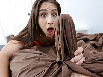 Knocking Exposed to Stepbros Morning Boner